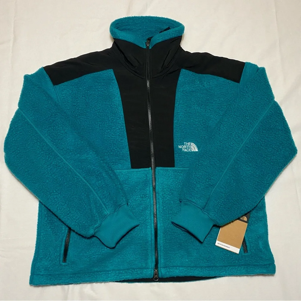 Women’s XL THE NORTH FACE ’94 High Pile Denali Sherpa Teal Fleece Jacket NWT